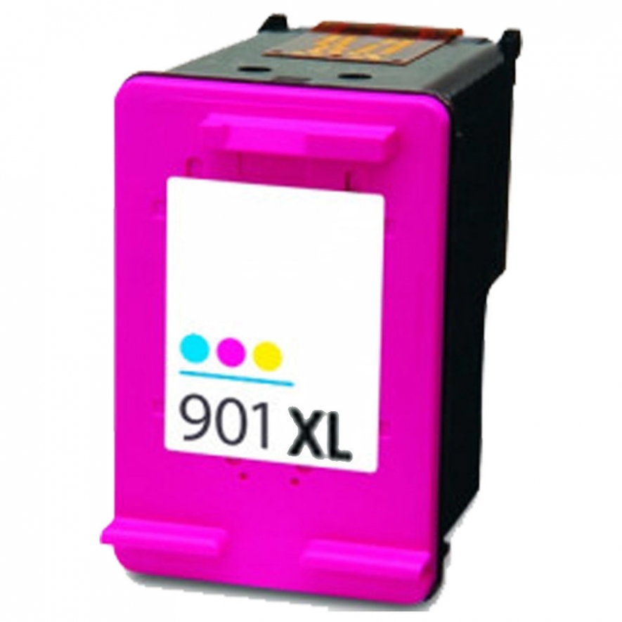 Tinteiro Compat�vel HP 901 XL Cor