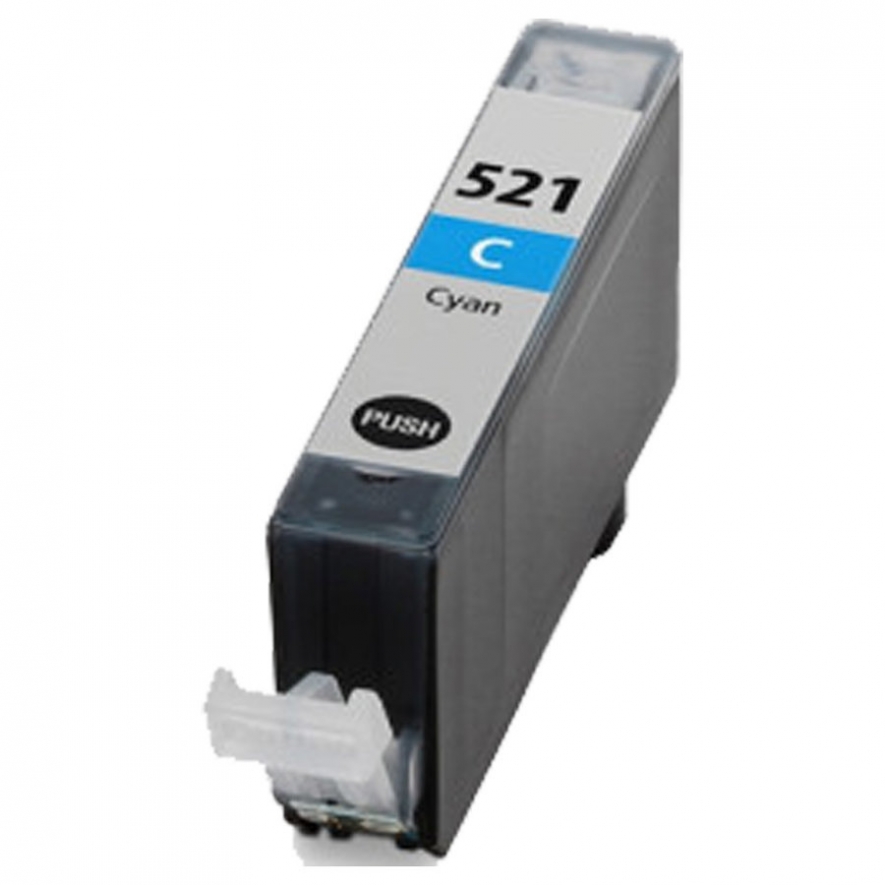 Tinteiro Compat�vel Canon CLI-521 Azul