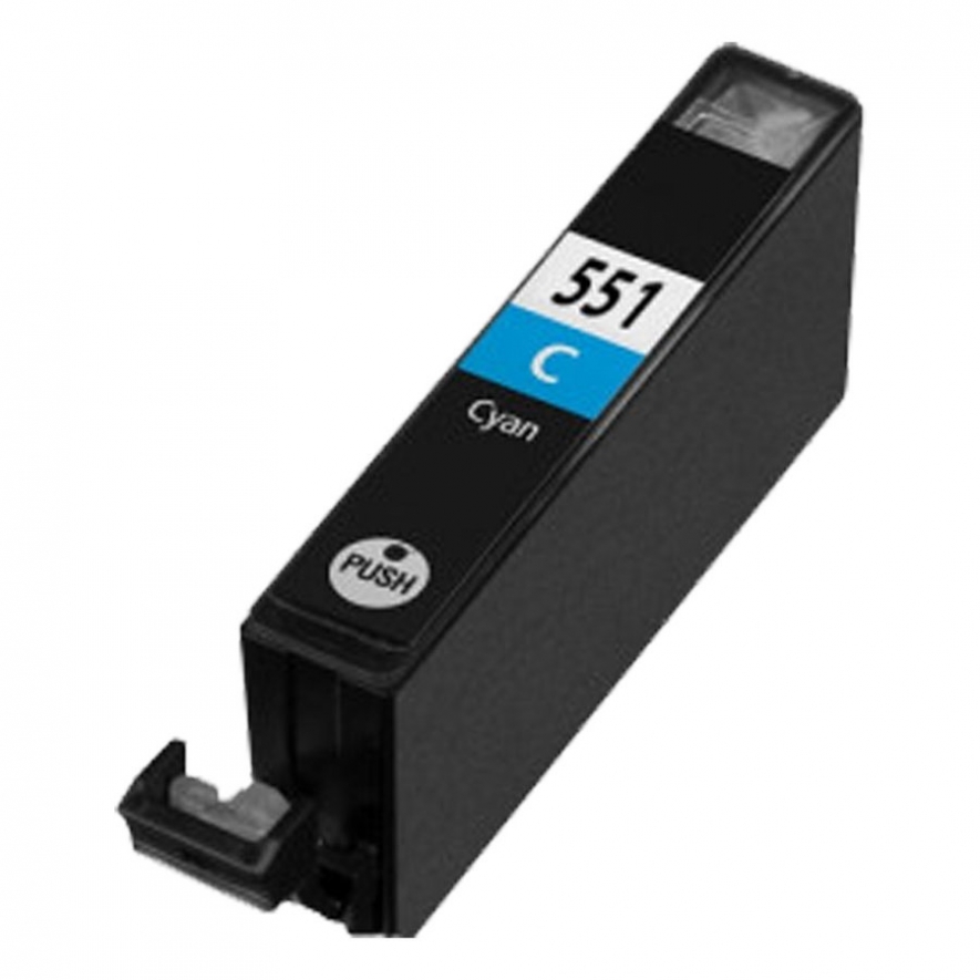 Tinteiro Compat�vel Canon CLI-551 XL Azul