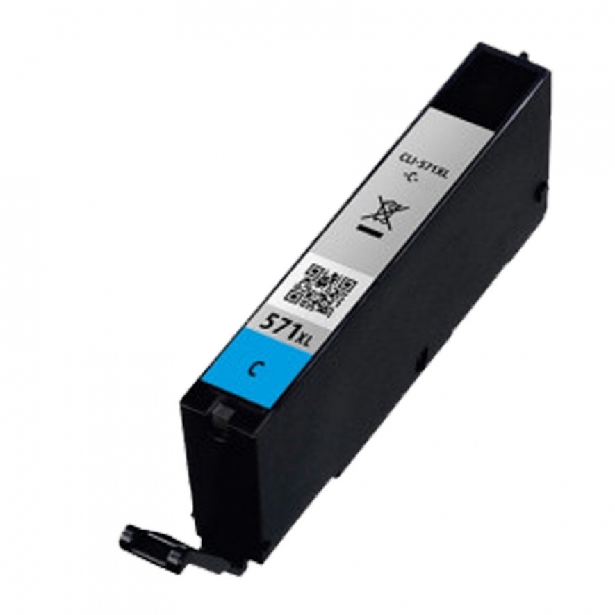 Tinteiro Compat�vel Canon CLI-571XL Azul
