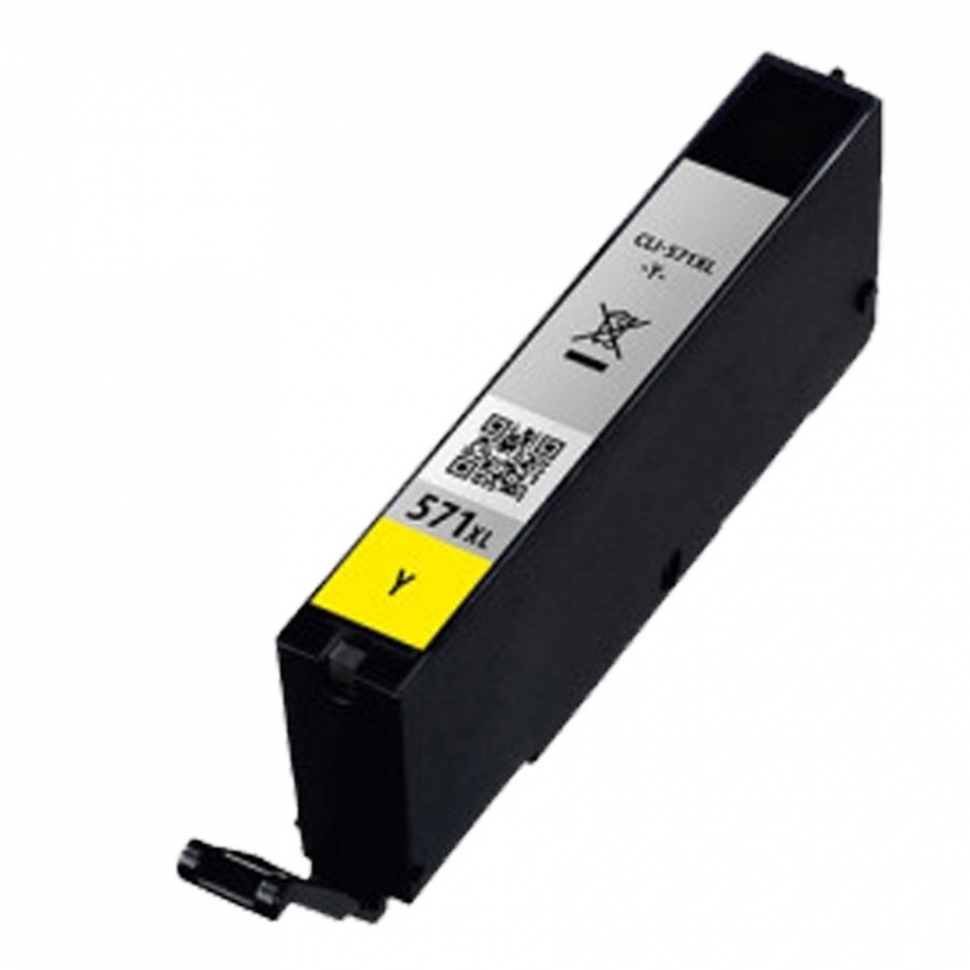 Tinteiro Compat�vel Canon CLI-571XL Amarelo